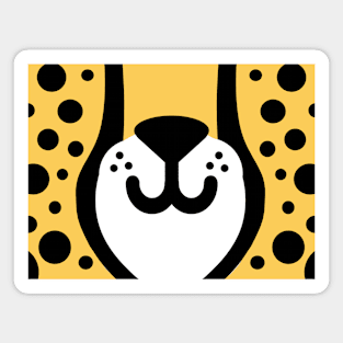 Cheetah Mask Magnet